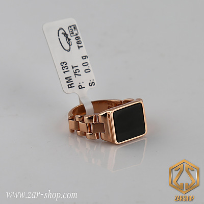  انگشتر طلا مردانه رولکس الهیه Rolex کد ۱۸۱۴