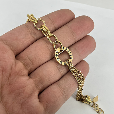 دستبند کارتیه طلا کد ۲۳۲۷
